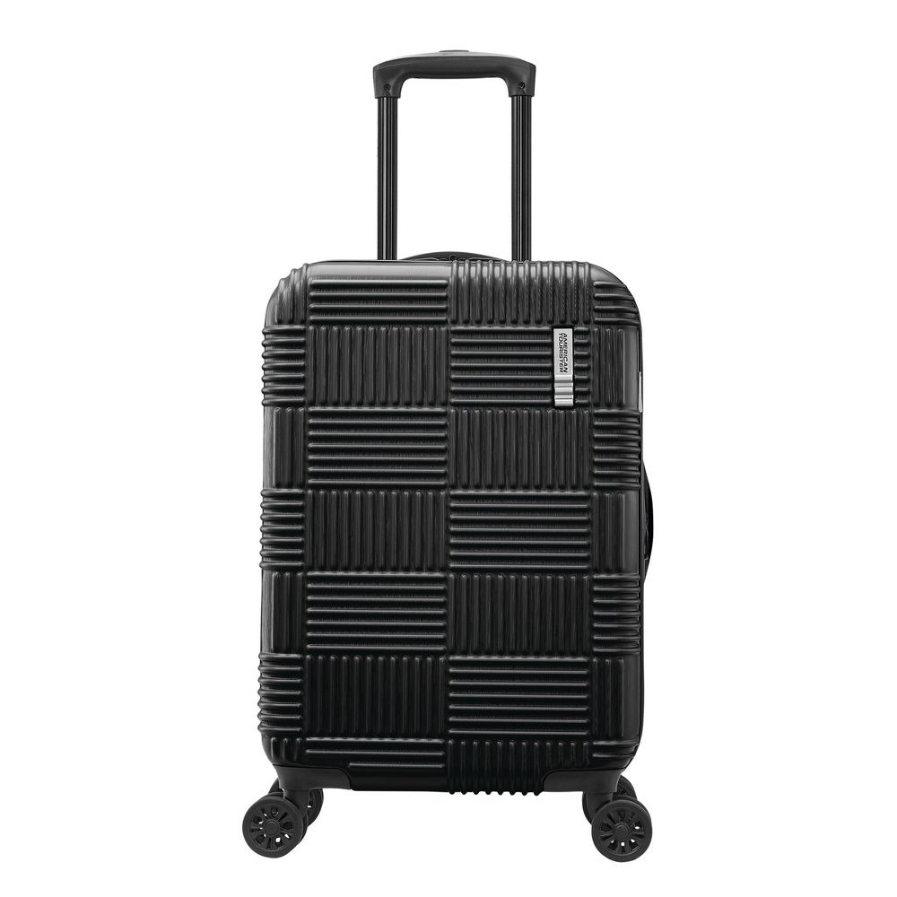 American Tourister Large Checked Luggage Suitcase 28" Hardside Spinner 8-Wheels