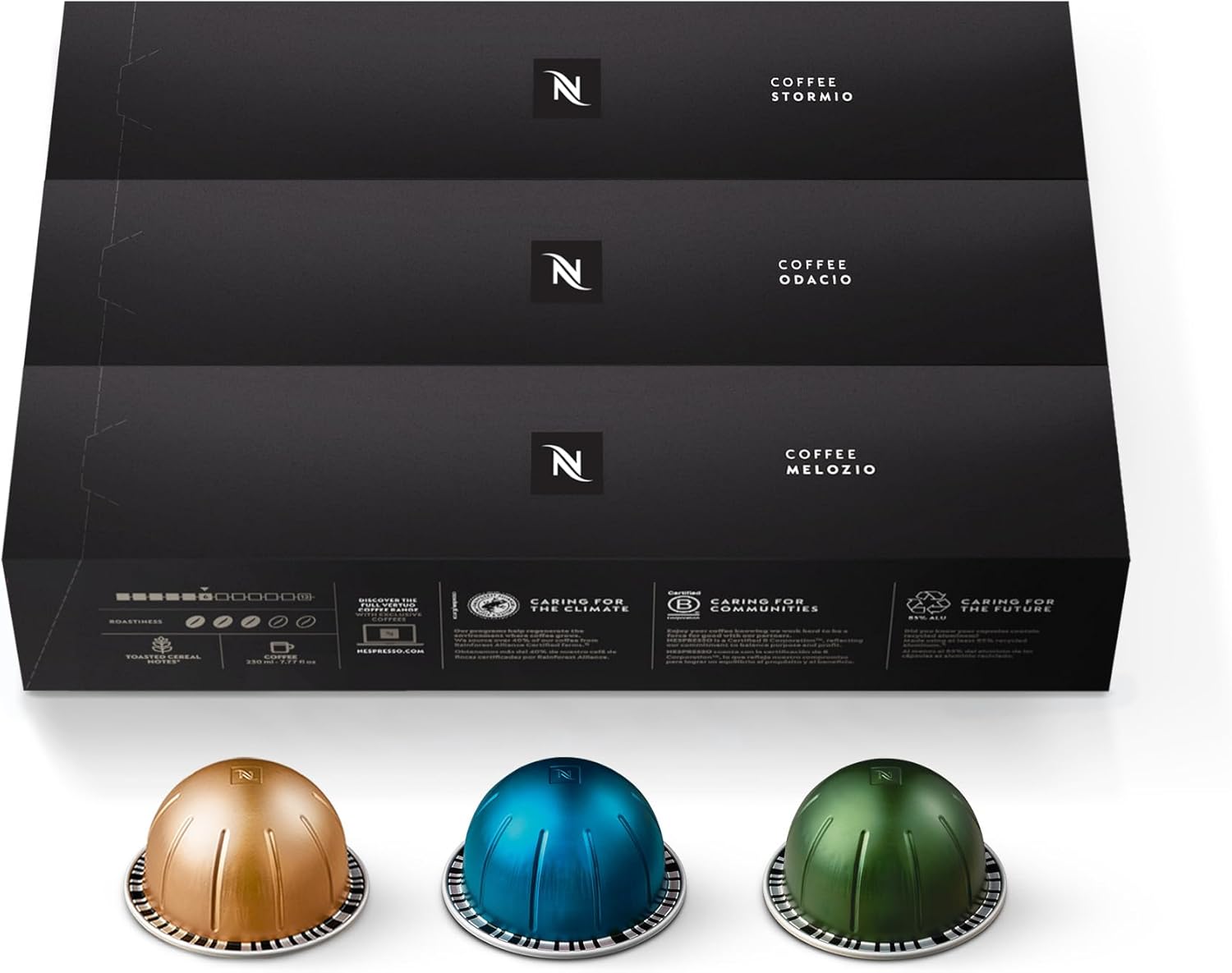 Nespresso Vertuo Variety Pack: Med/Dark Roast, 30 Pods (7.8 oz)