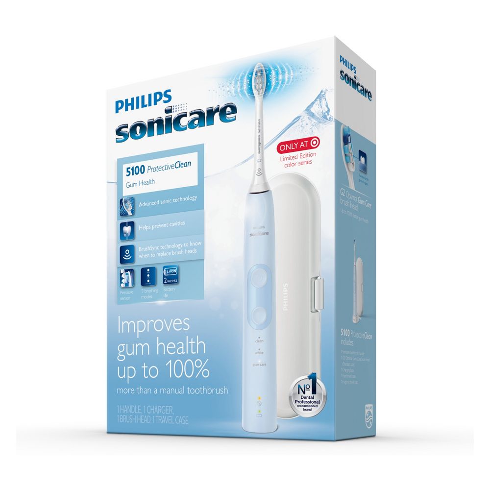 Philips Sonicare ProtectiveClean 5100 Gum Health Electric Toothbrush - Light Blue
