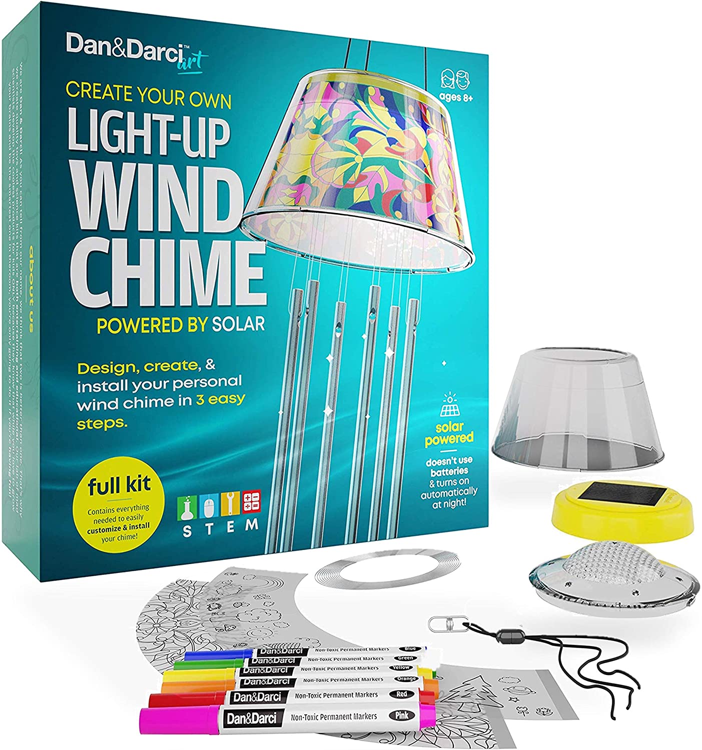 Dan & Darci DIY Solar-Powered Light-Up Wind Chime