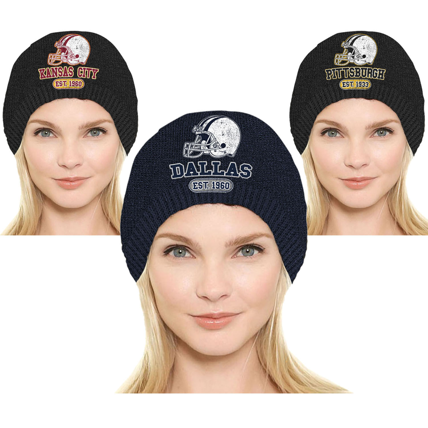 Unisex Game Day Football Beanies