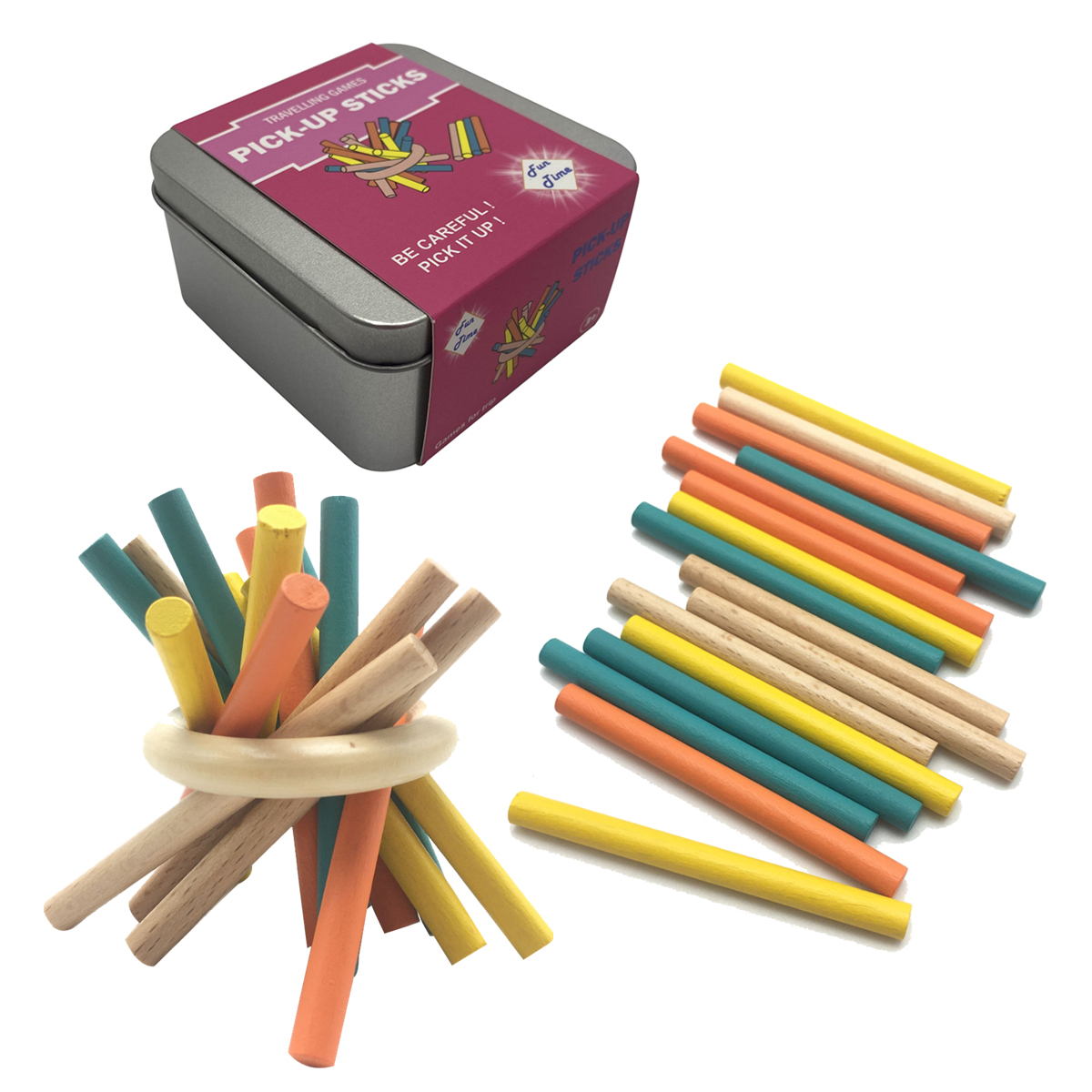 Zummy Pick up Sticks Educational Toys Wooden Toys for Kids Travel Games