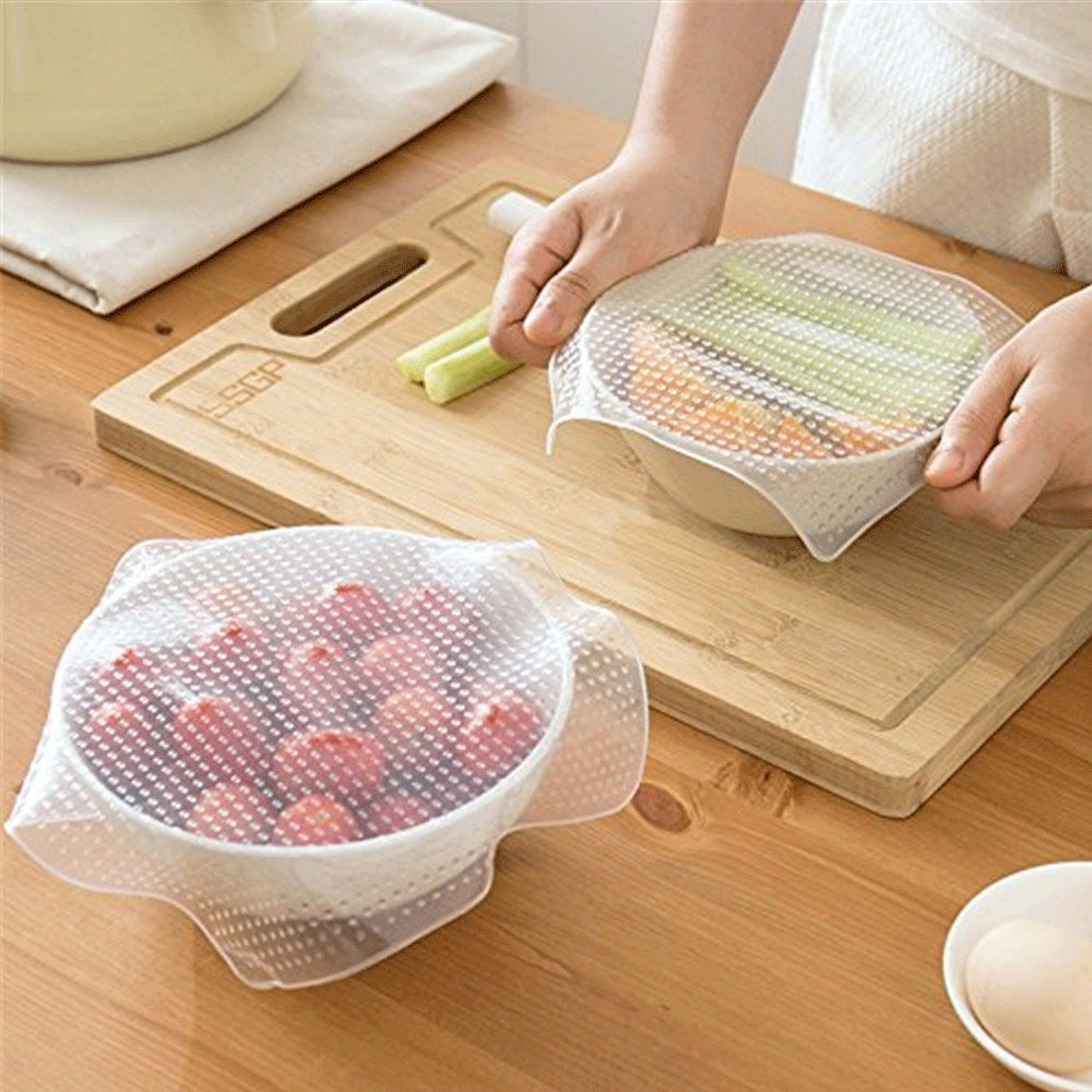 8 Piece Silicone Food Seal Set 8 Piece Silicone Food Seal Set