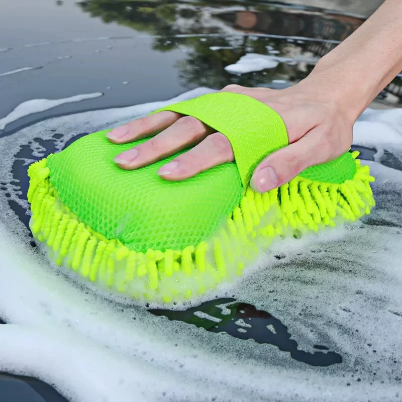 Microfiber Car Wash Sponge-Non-Scratch Wash Mitt