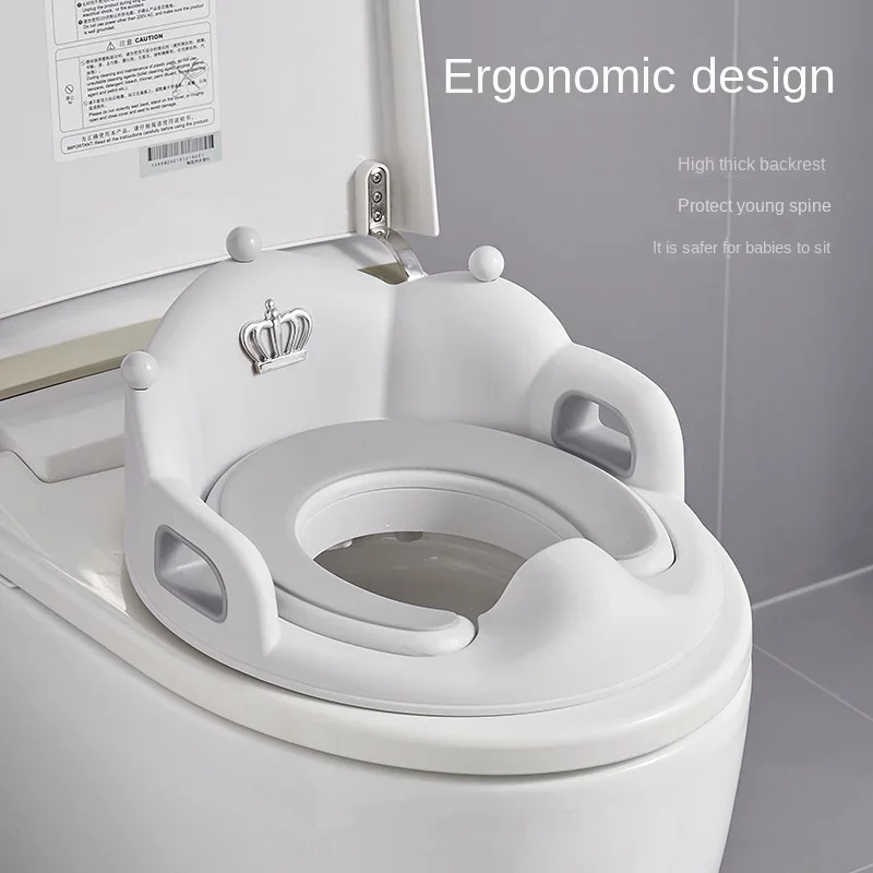 Baby and Child Toilet Seat Ring Female Baby and Little Boy Cushion Bedpan Cover Children's Toilet
