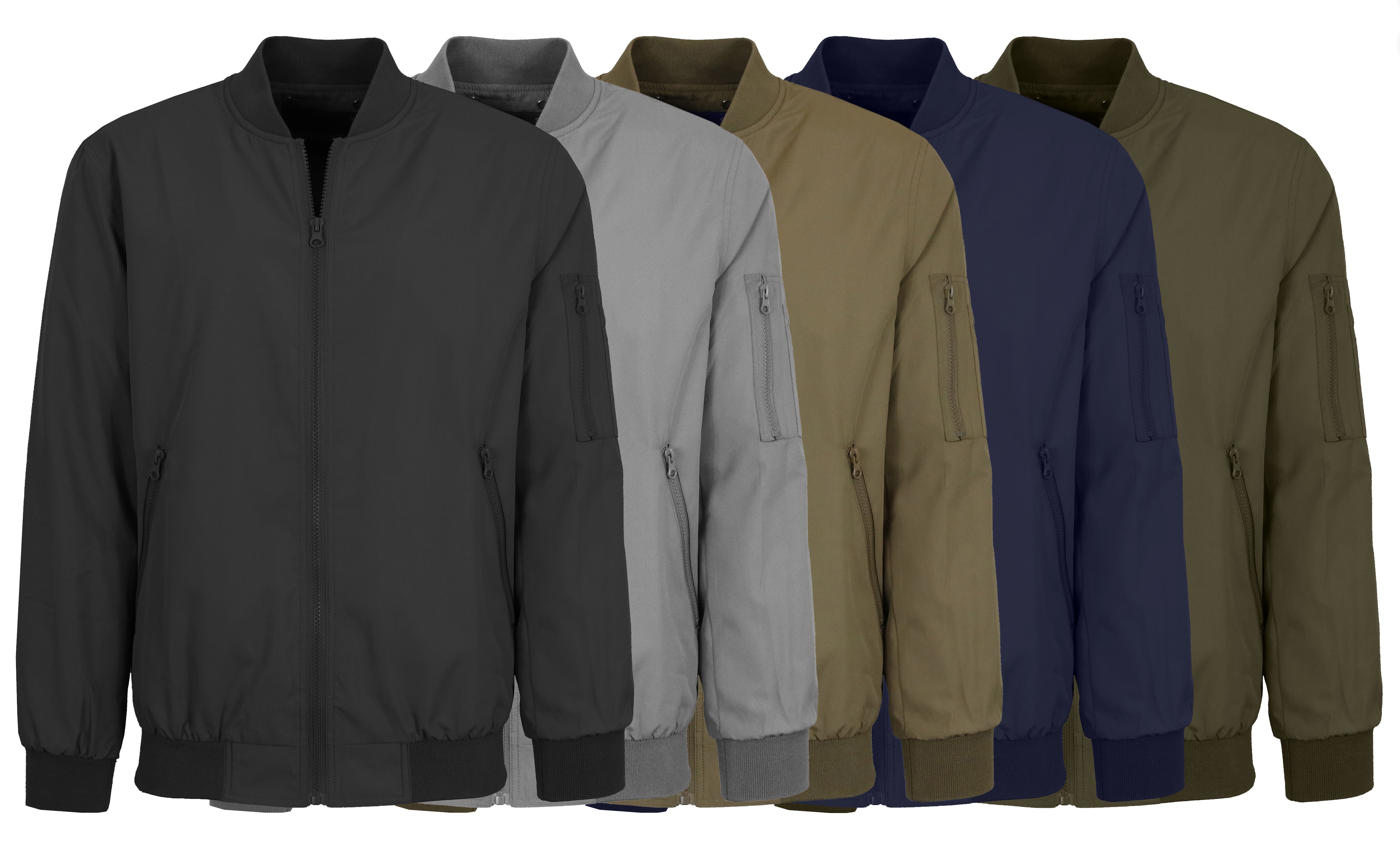 Men's Lightweight Zip-up Bomber Jacket (S-3XL)