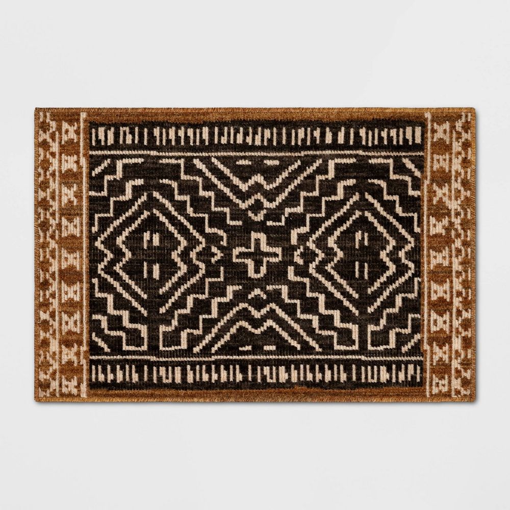 Threshold Global Accent Rug Woven- Doorway / Entryway Mat