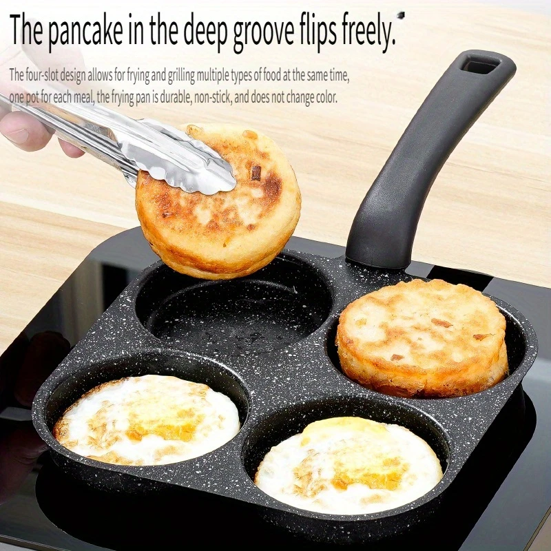 Cast Iron Egg Boiler and Non-Stick Frying Pan