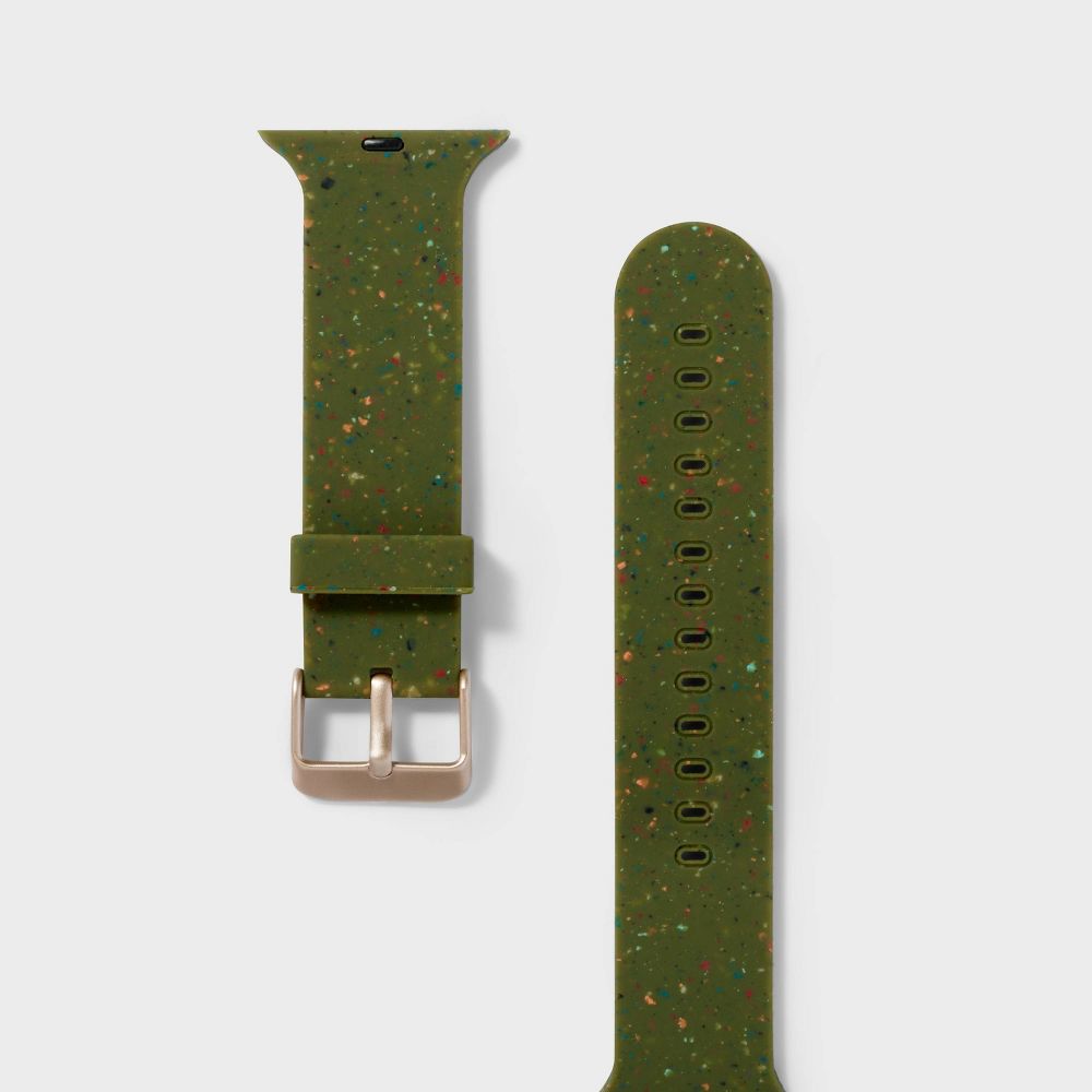 Apple Watch Silicone Band 42/44/45mm - heyday Black Speckle