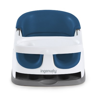 Ingenuity Baby Base 2-in-1 Booster Feeding and Floor Seat with Self-Storing