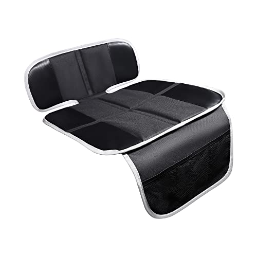 TAPHA CAR SEAT PROTECTOR FOR CHILD CAR SEAT, NON-SLIP WATERPROOF - BLACK