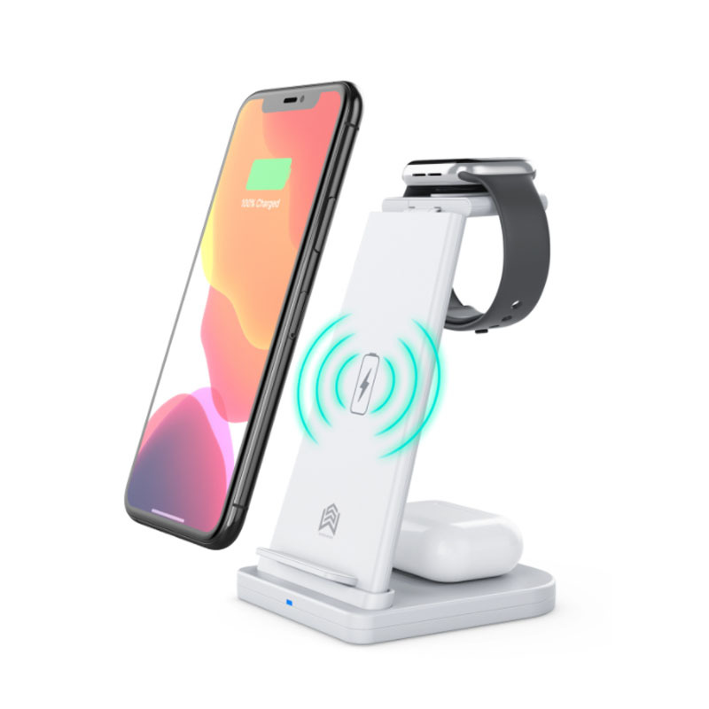 Upright 3-in-1 Charger for iPhone, iwatch & airpods