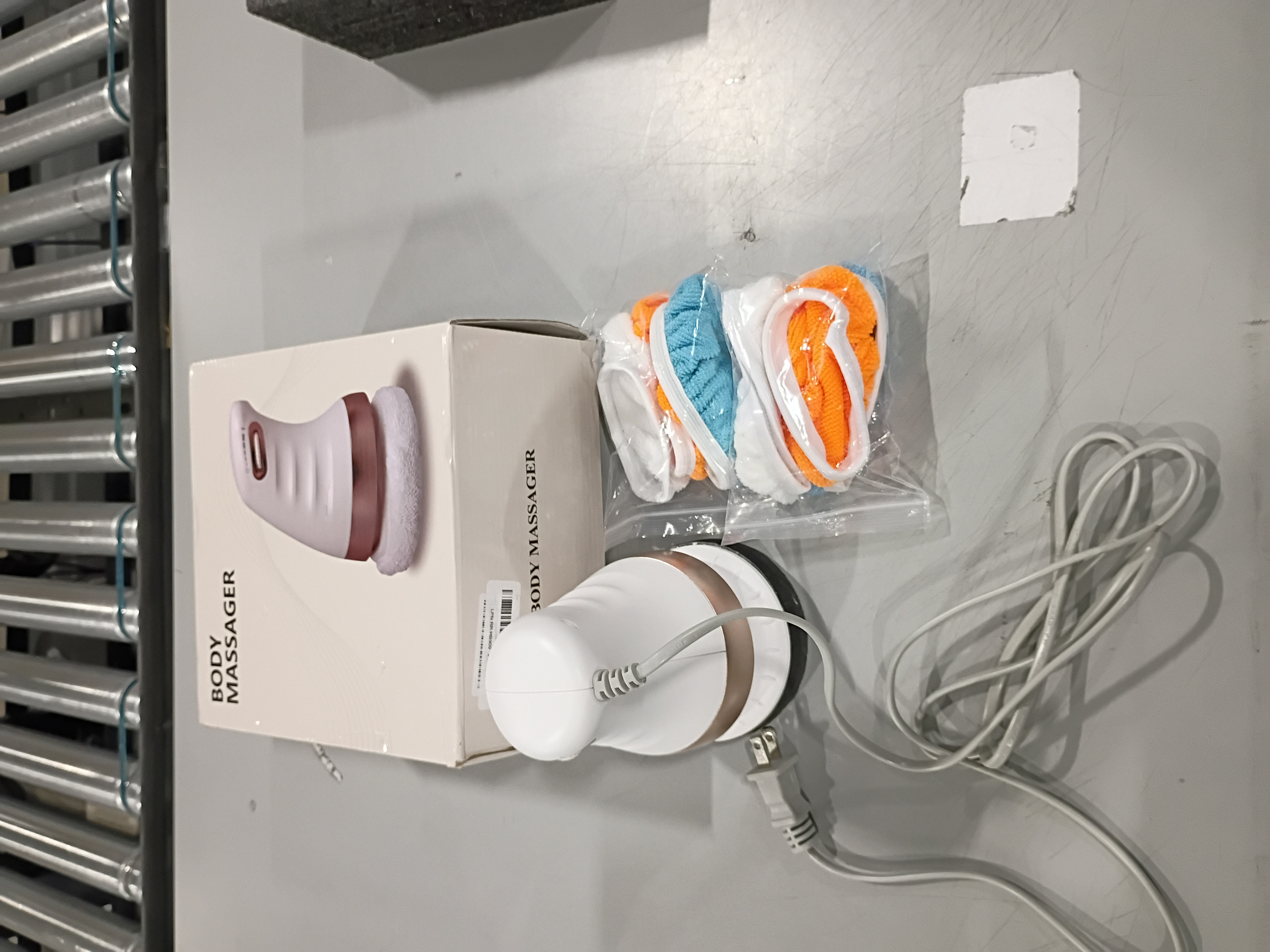 GENERIC CELLULITE ELECTRIC MASSAGER HANDHELD - WHITE ROSE