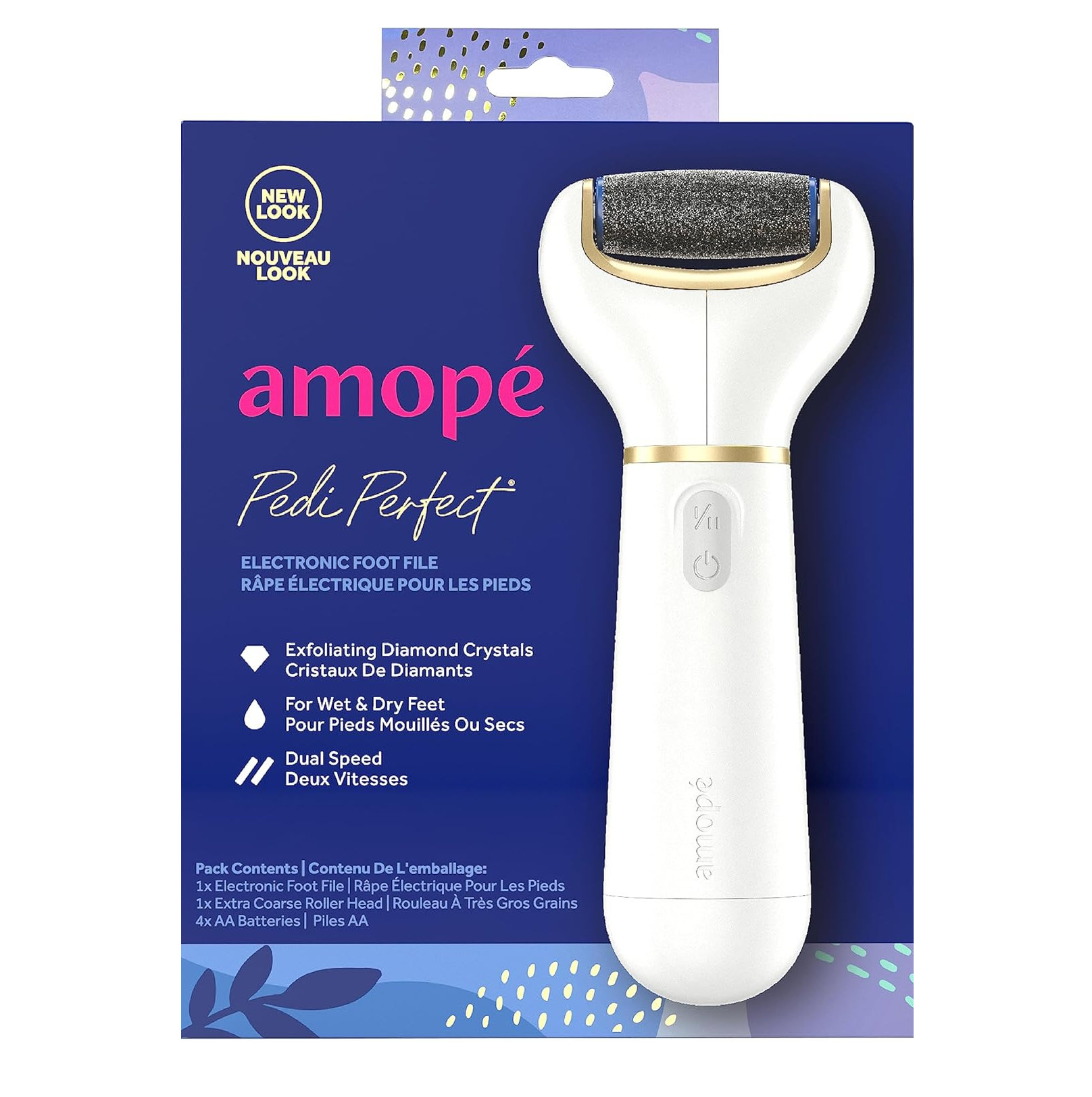 Photos - Manicure & Pedicure Tools PERFECT Amope Pedi  Electronic Foot File – Electric Callus Remover 