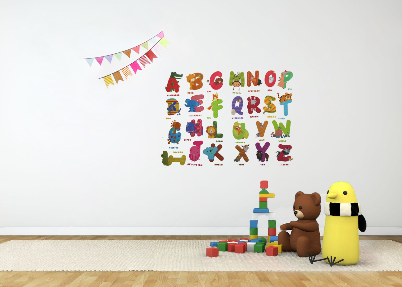 Kids Learning Alphabet Wall Decals BelleChic