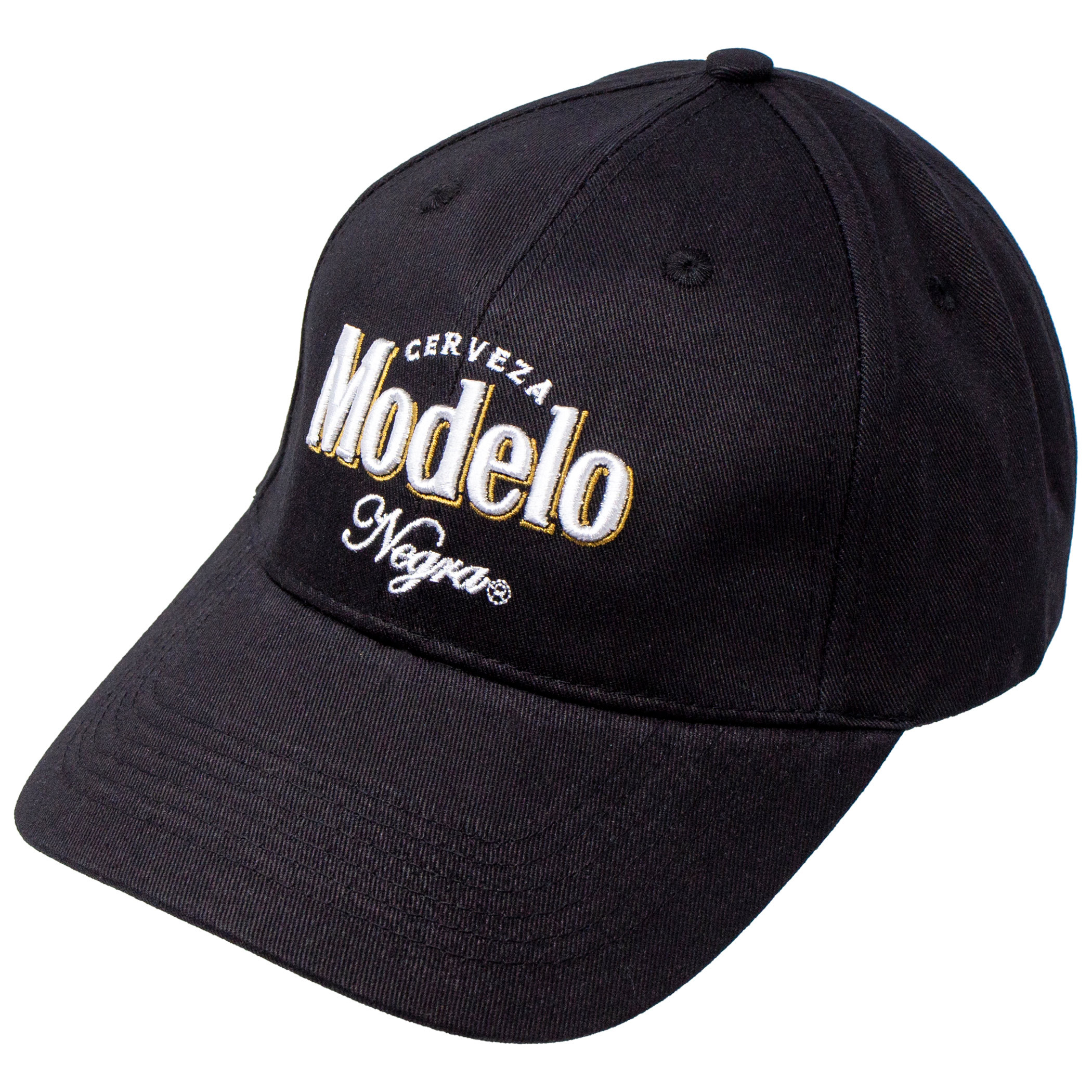 Modelo Negra Black and White Adjustable Strapback Hat