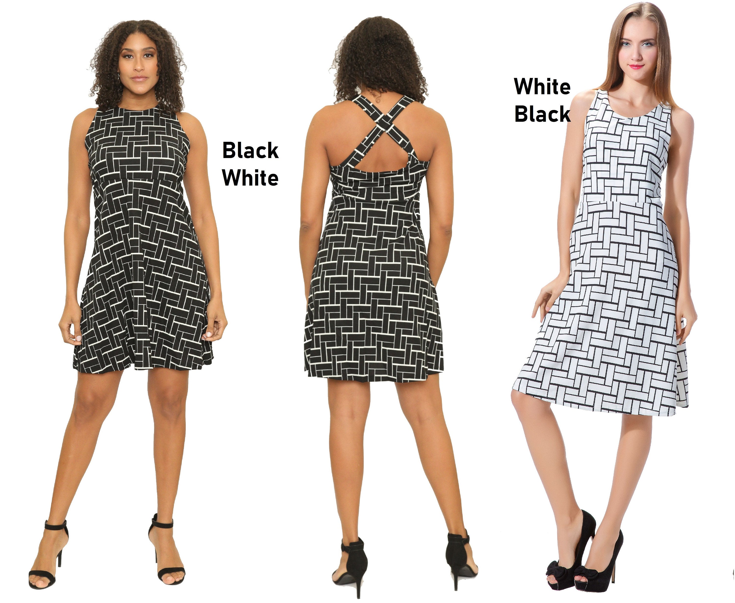 Women's beautiful Sleeveless Solid Color Evening Scuba Sheath dress