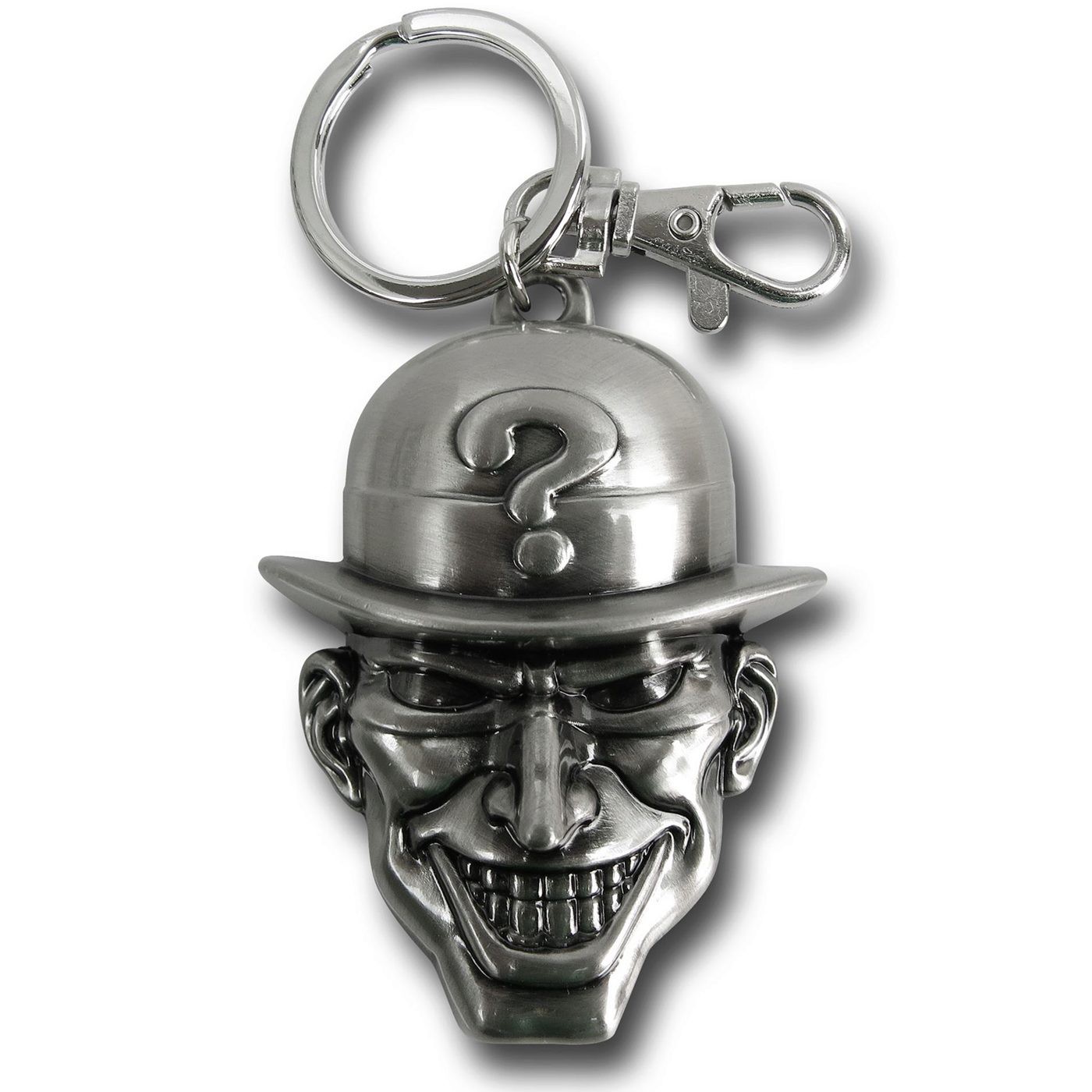 Riddler Pewter Keychain