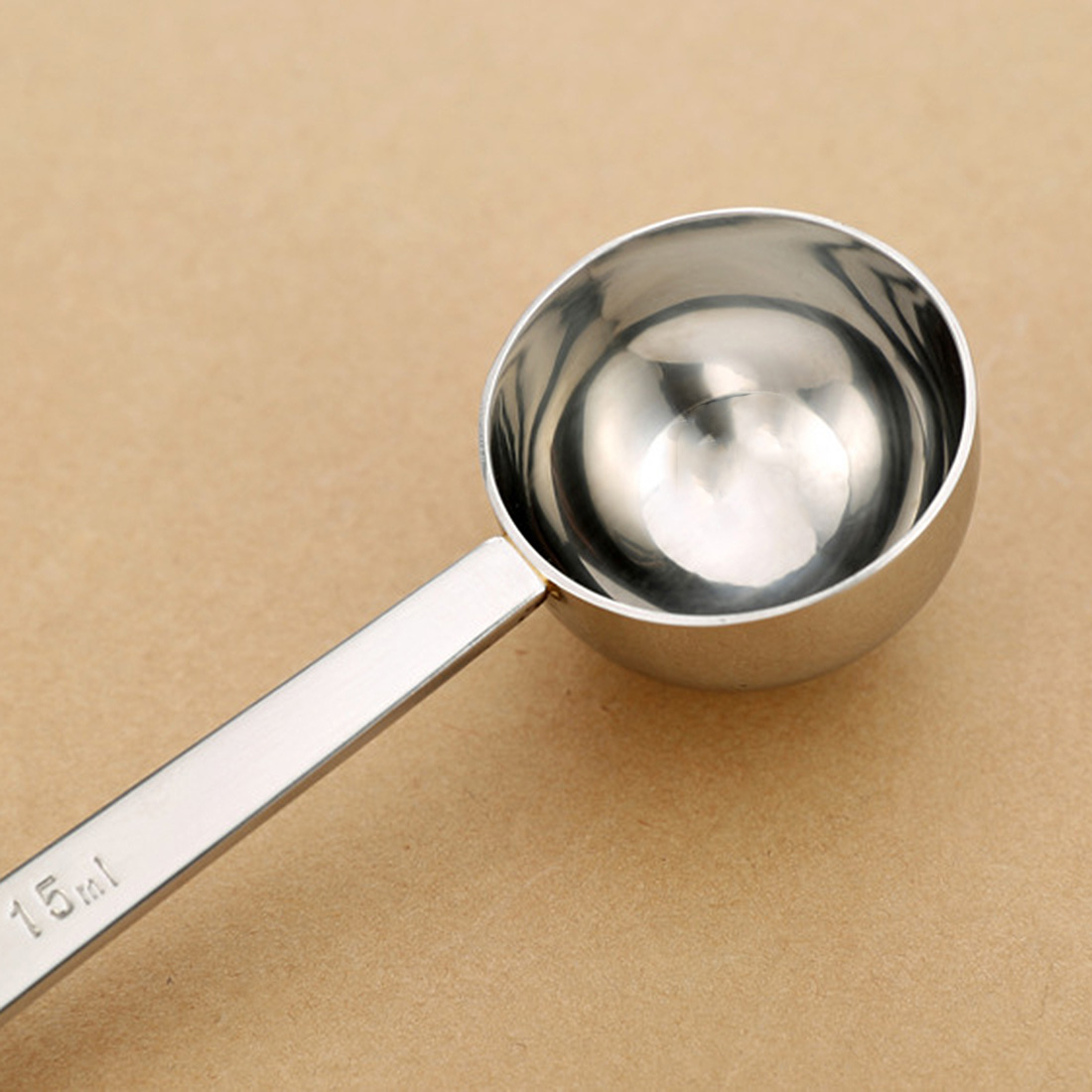 15ML Coffee Scoop Thicken Stainless Steel Tablespoon Measuring Spoon