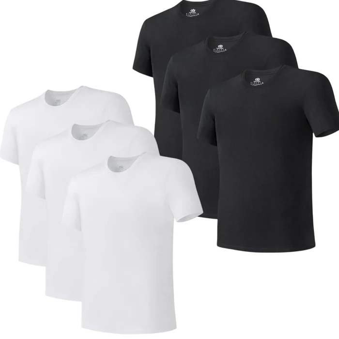 3-Pack H.O.D., Men's 100% Cotton Crew Neck Short Sleeve T-Shirts