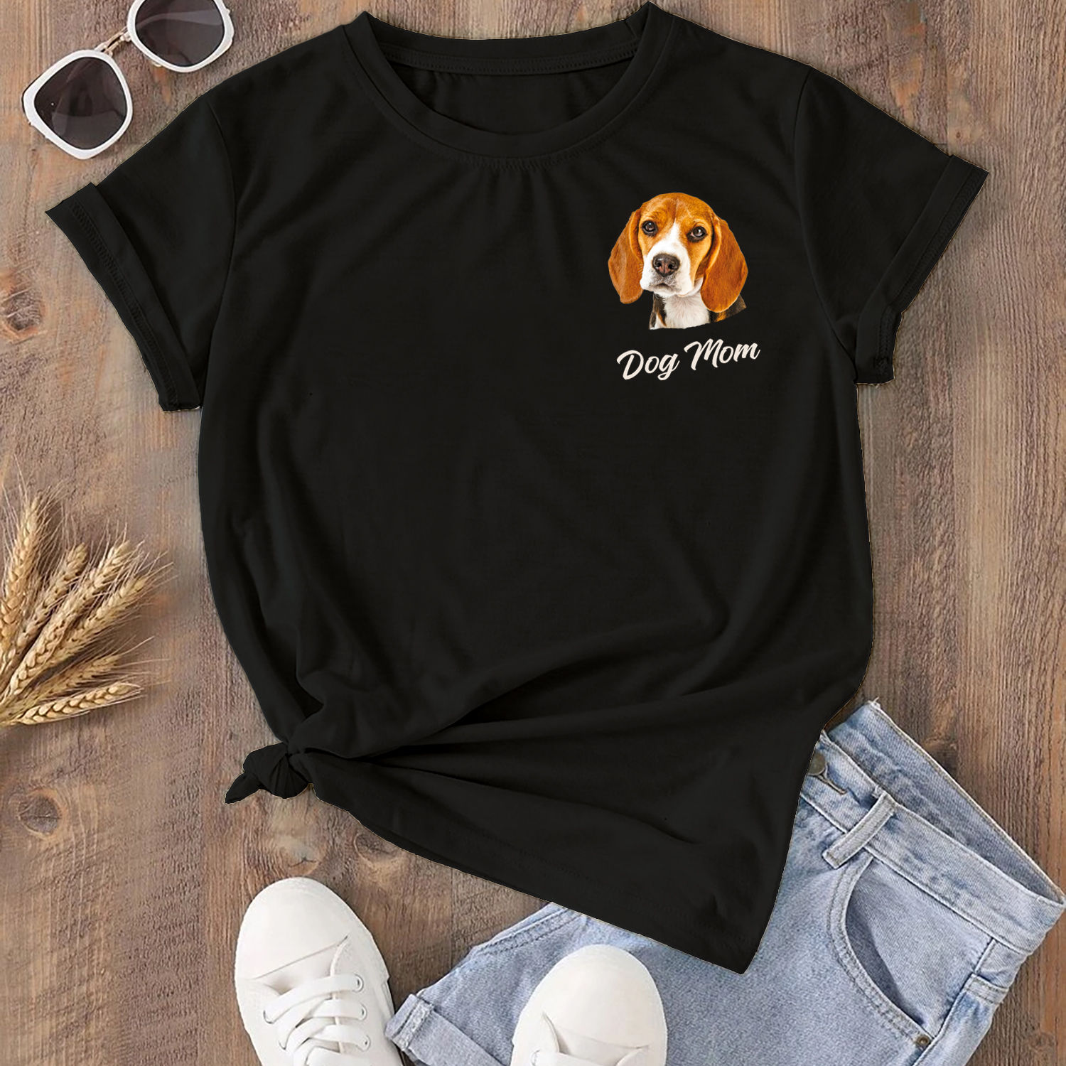 Women Dog Mom by Breed T-Shirt
