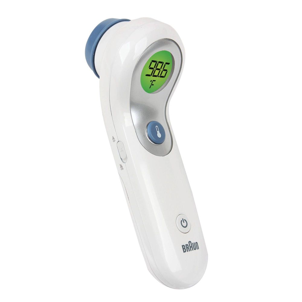 Braun No Touch Forehead Thermometer Temperature Gauge Dual Reading Modes LC