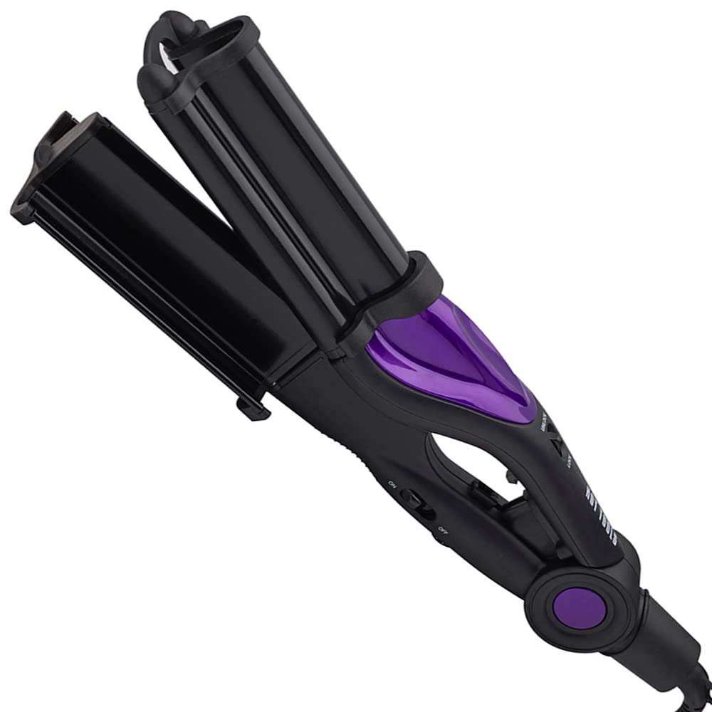 Refurbished Hot Tools Professional Ceramic + Tourmaline Deep Waver for Luxurious Waves - Not In Original Packaging
