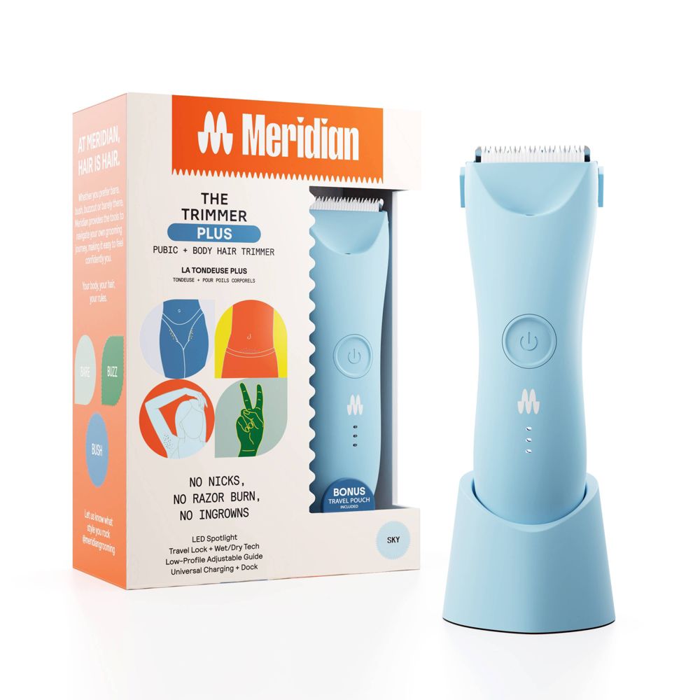 MERIDIAN Trimmer Plus with Charging Dock Body Hair Trimmer for Men & Women