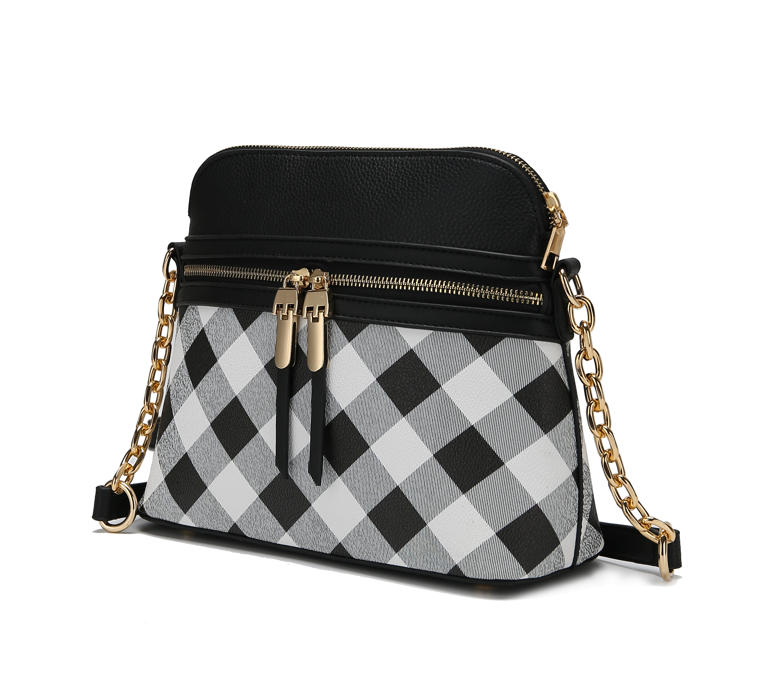 MKF Collection Suki Checkered Crossbody Bag by Mia K