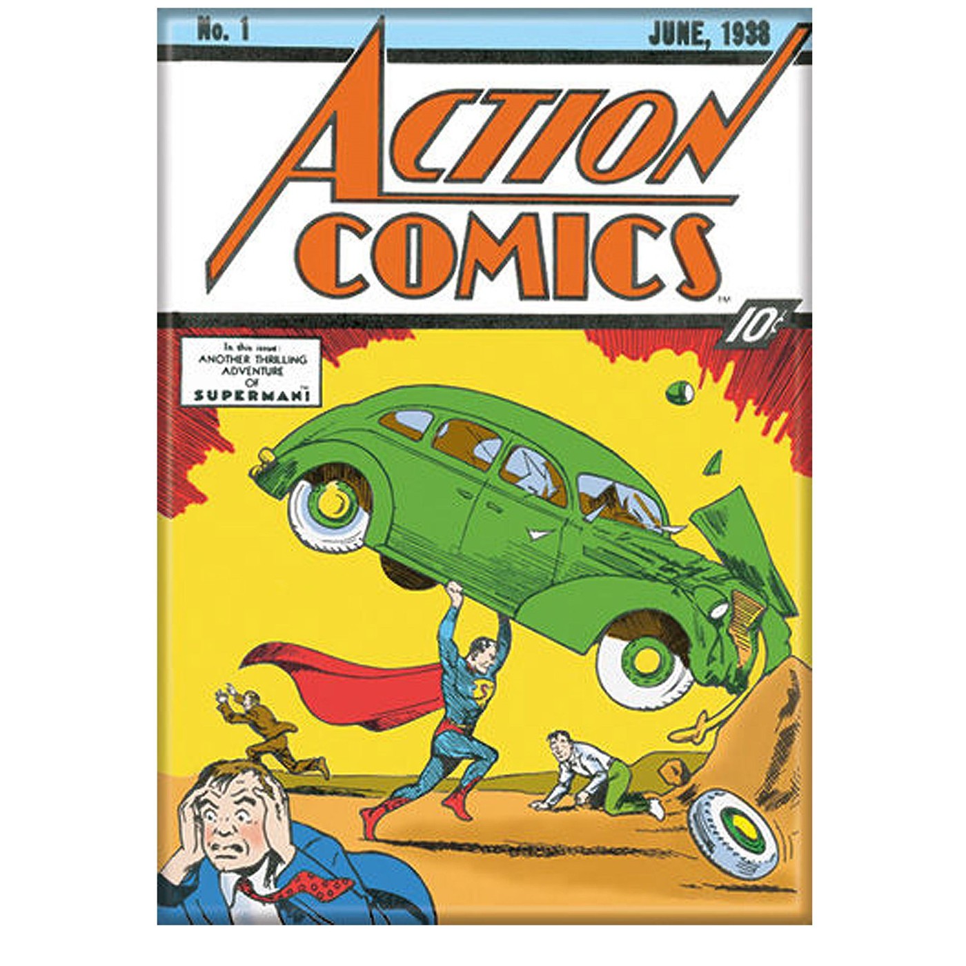 Superman Action Comics No 1 Magnet