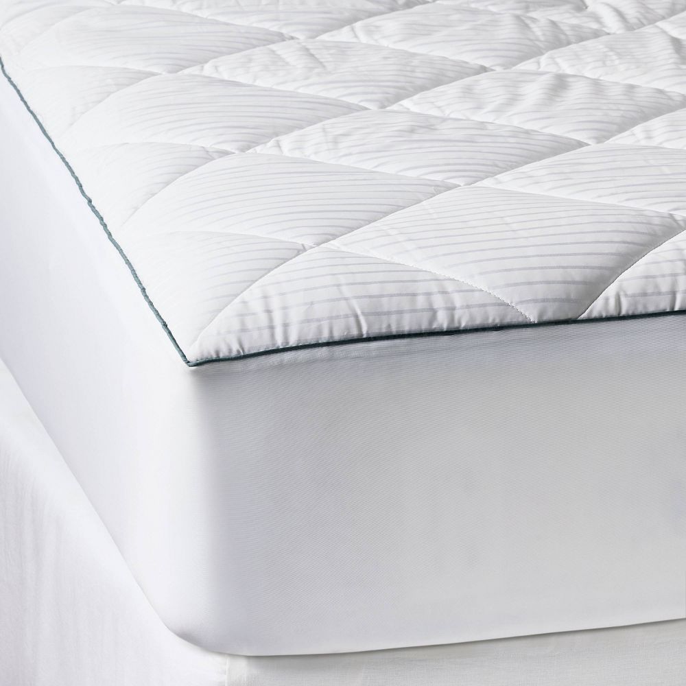 Full Cool Plush Mattress Pad - Casaluna: Hypoallergenic Waterproof Fits 18"