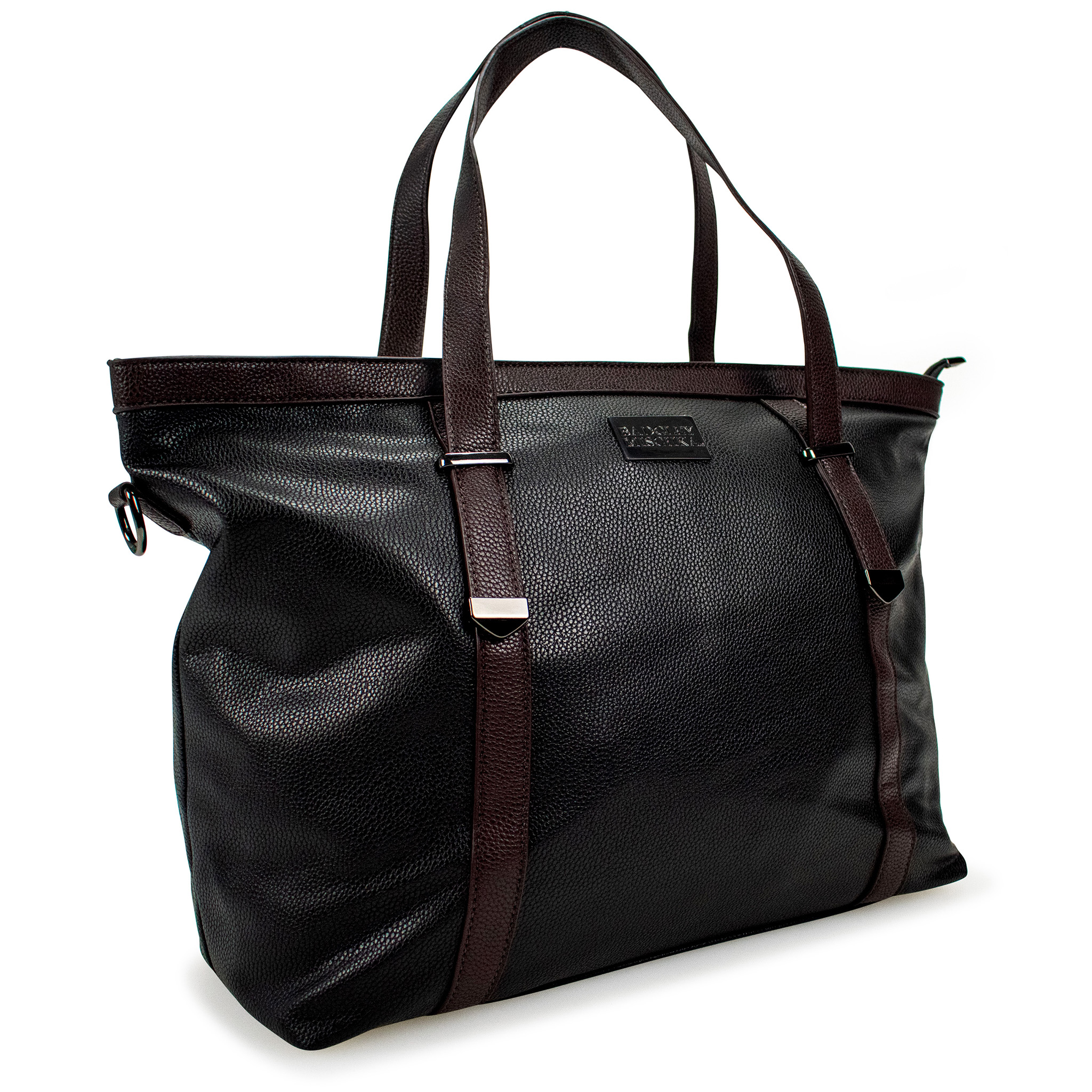 BADGLEY MISCHKA Anna Vegan Leather Weekender Tote Bag
