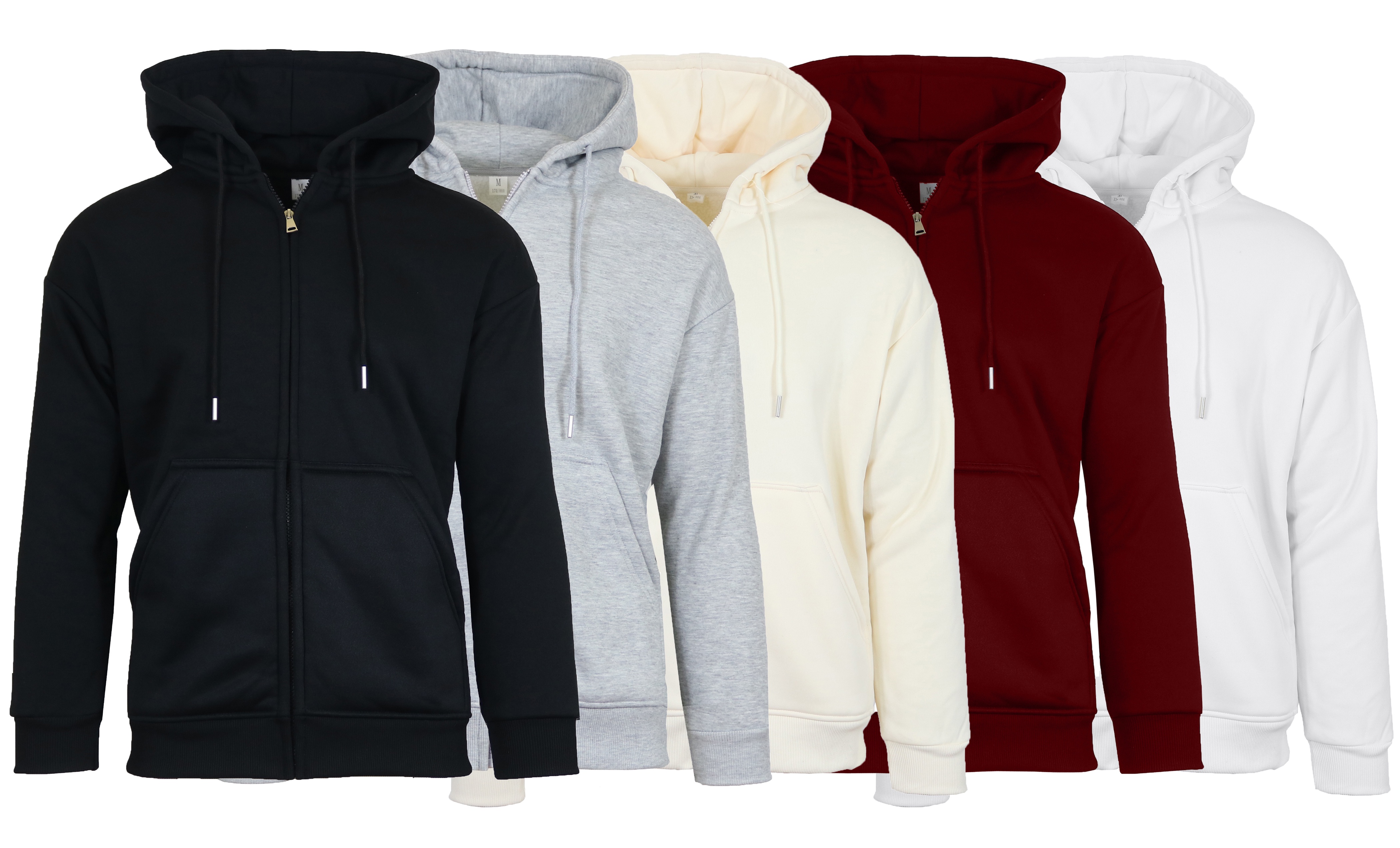 Men's Sherpa Lined Full Zip-Up Hoodie Sweatshirt (S-3XL)