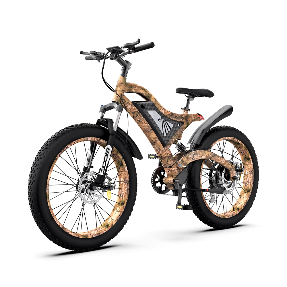 AOSTIRMOTOR S18-1500W Electric Bike , 26"" * 4"" Fat Tire, 48V 15AH Removable Lithium Battery