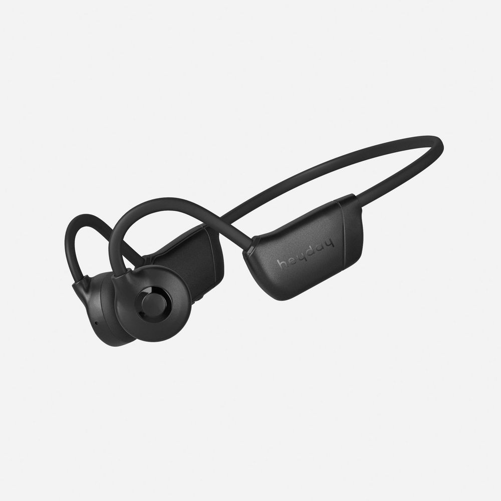 Bone Conduction Wireless Headphones Black - heyday - Open Box