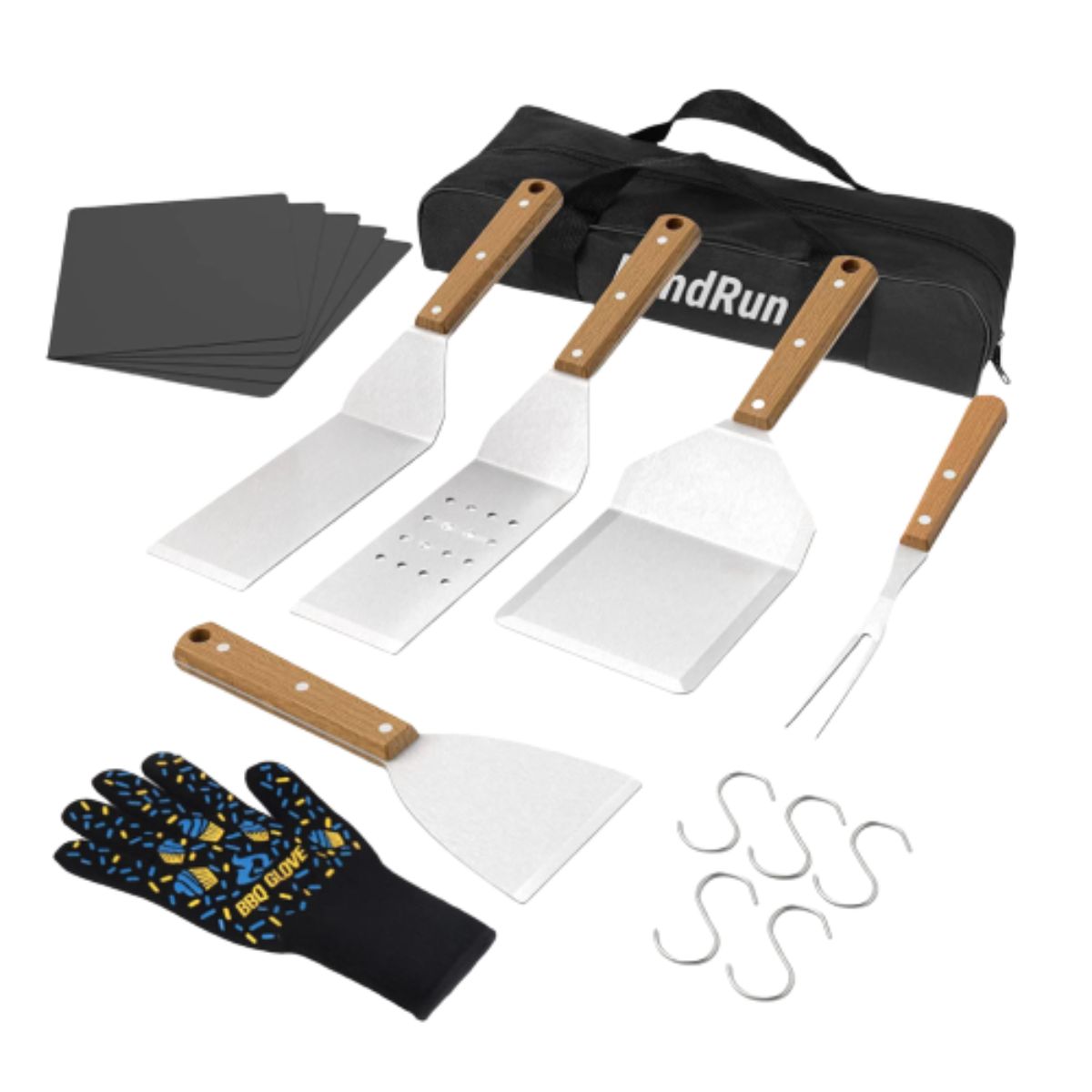 FondRun™ 16-Piece Griddle Tool Set