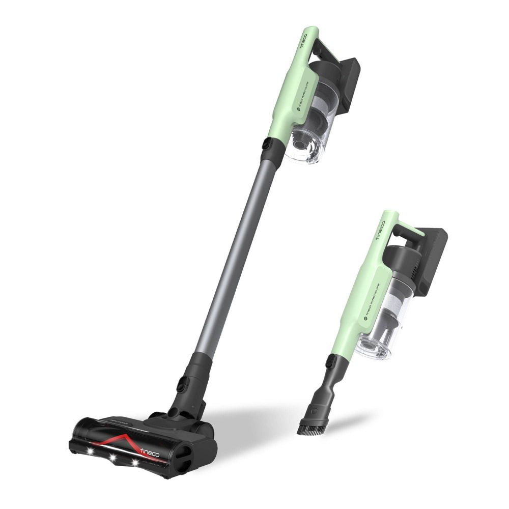Tineco GO Pet Cordless Stick Vacuum with ZeroTangle Brush Technology Seafoam Green