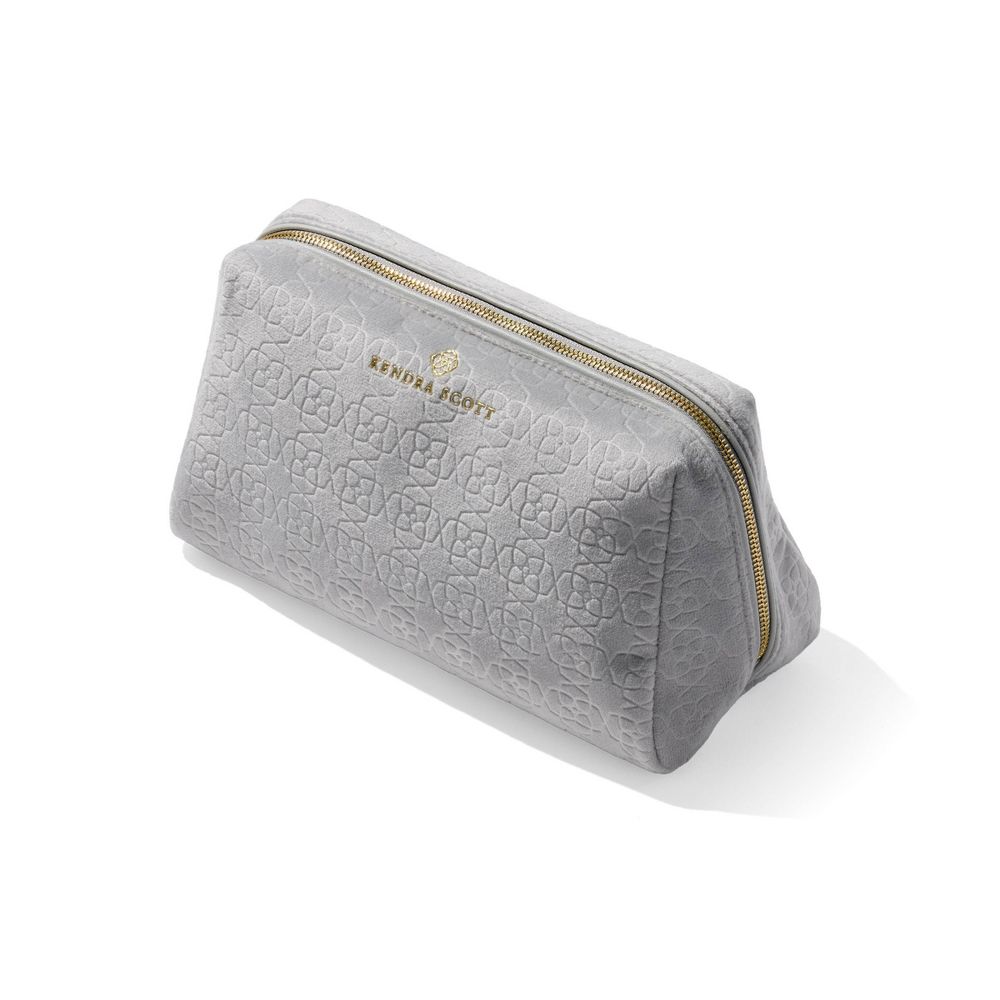 Kendra Scott Large Filigree Cosmetic Case - Cloud