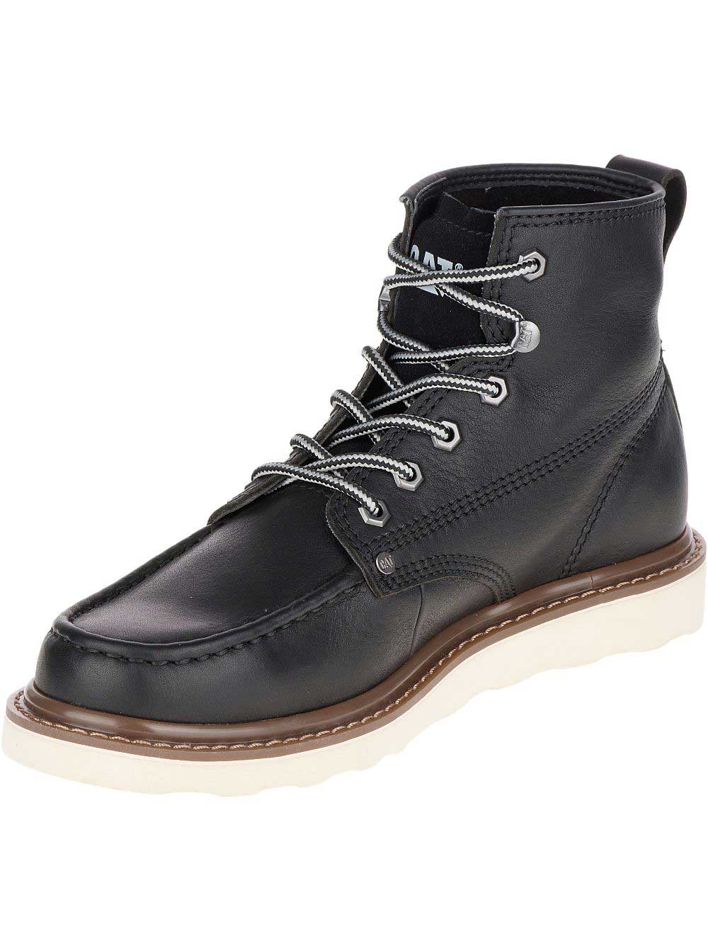 Caterpillar Mens Glenrock Mid Chukka Boots in Black Tanga