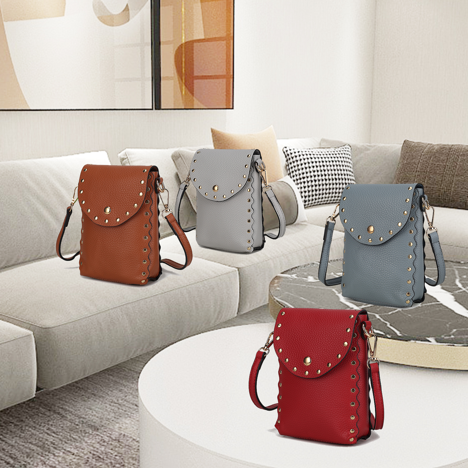 MKF Collection Filomena Vegan Leather Women’s Crossbody by Mia K