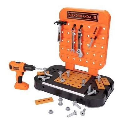 BLACK+DECKER Tabletop Workbench Tool Storage Pretend Tools No Tools Required