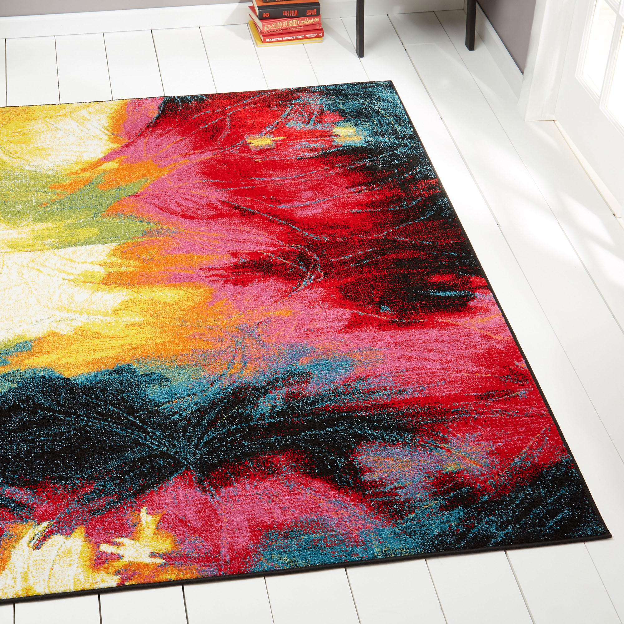 Designer Home Area Rugs Splash Rug 10708999 MultiColor Modern Rug