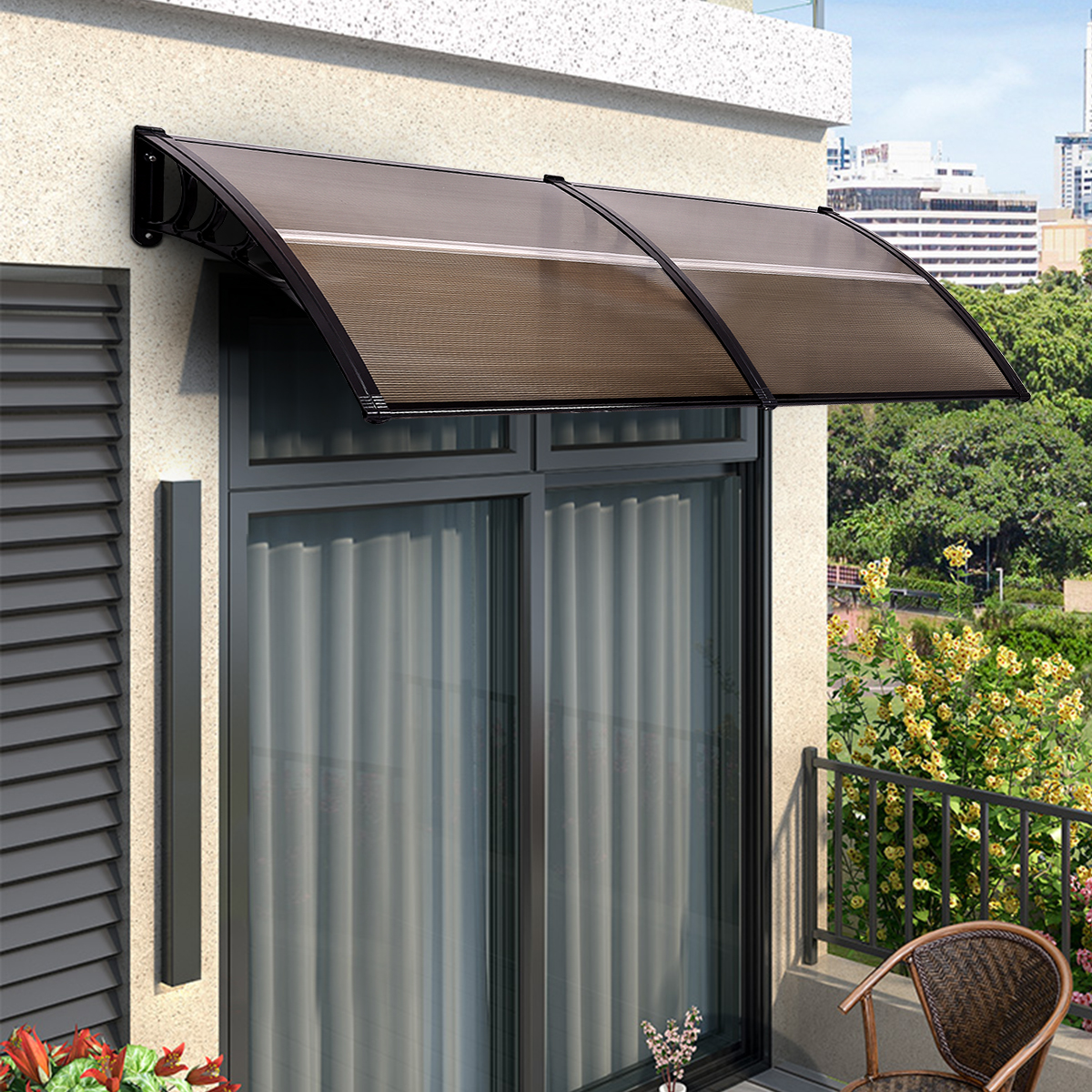 40''x 40'' Window Awning Door Canopy