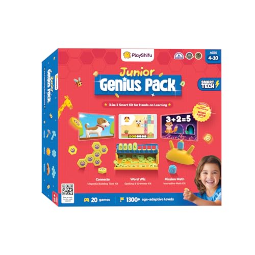 Shifu Playshifu Junior Genius Pack STEM Learning Kit Tech Toys - Multicolor - New