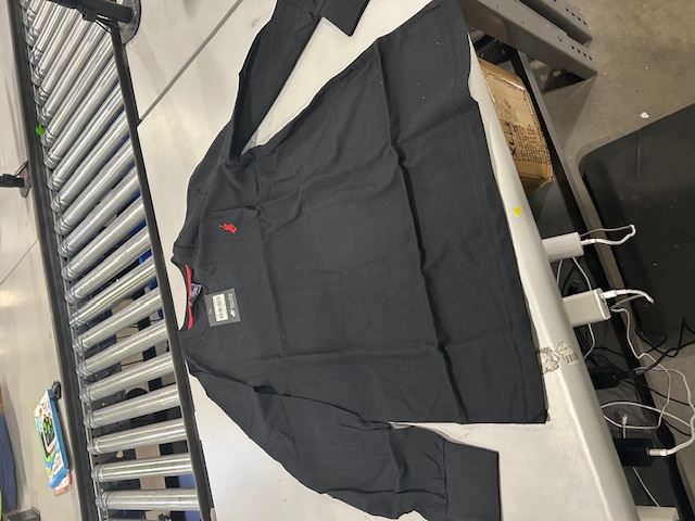 PACIFIC POLO CLUB BLACK MEDIUM LONG SLEEVE T SHIRT - BLACK - New