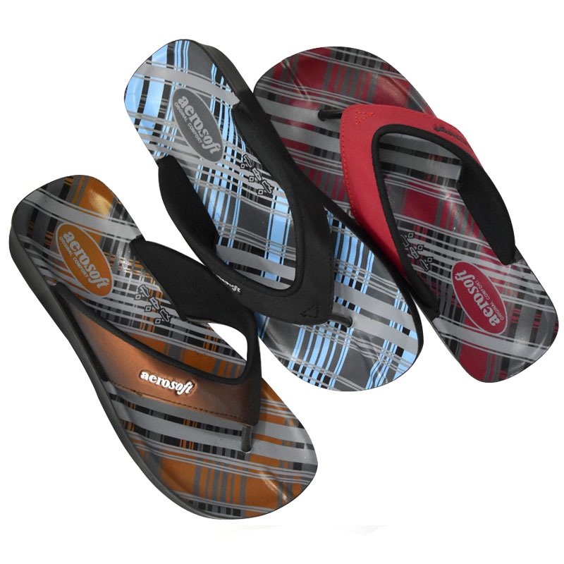 AEROSOFT Strippy Comfortable Thong Flip Flops Sandal