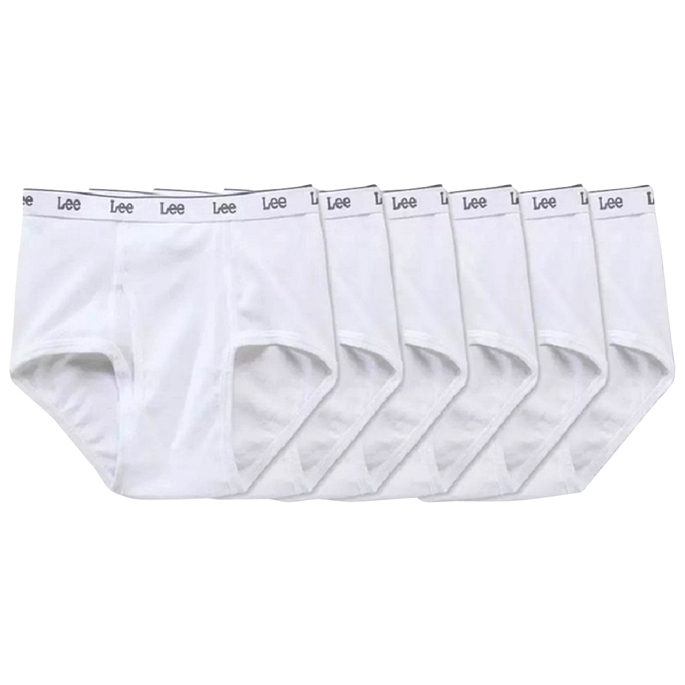 6-Pack Lee Men's Cotton Tag-Free Classic Brief