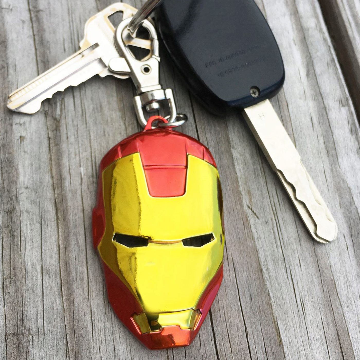 Iron Man Color Head Keychain