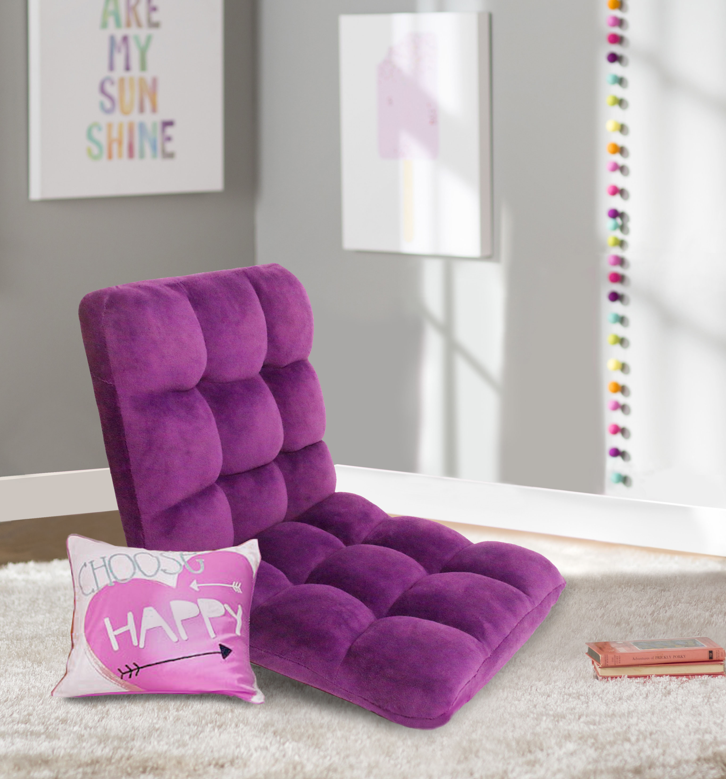 Chic Home Madigan Microfiber Modern Contemporary Armless Recliner Chair