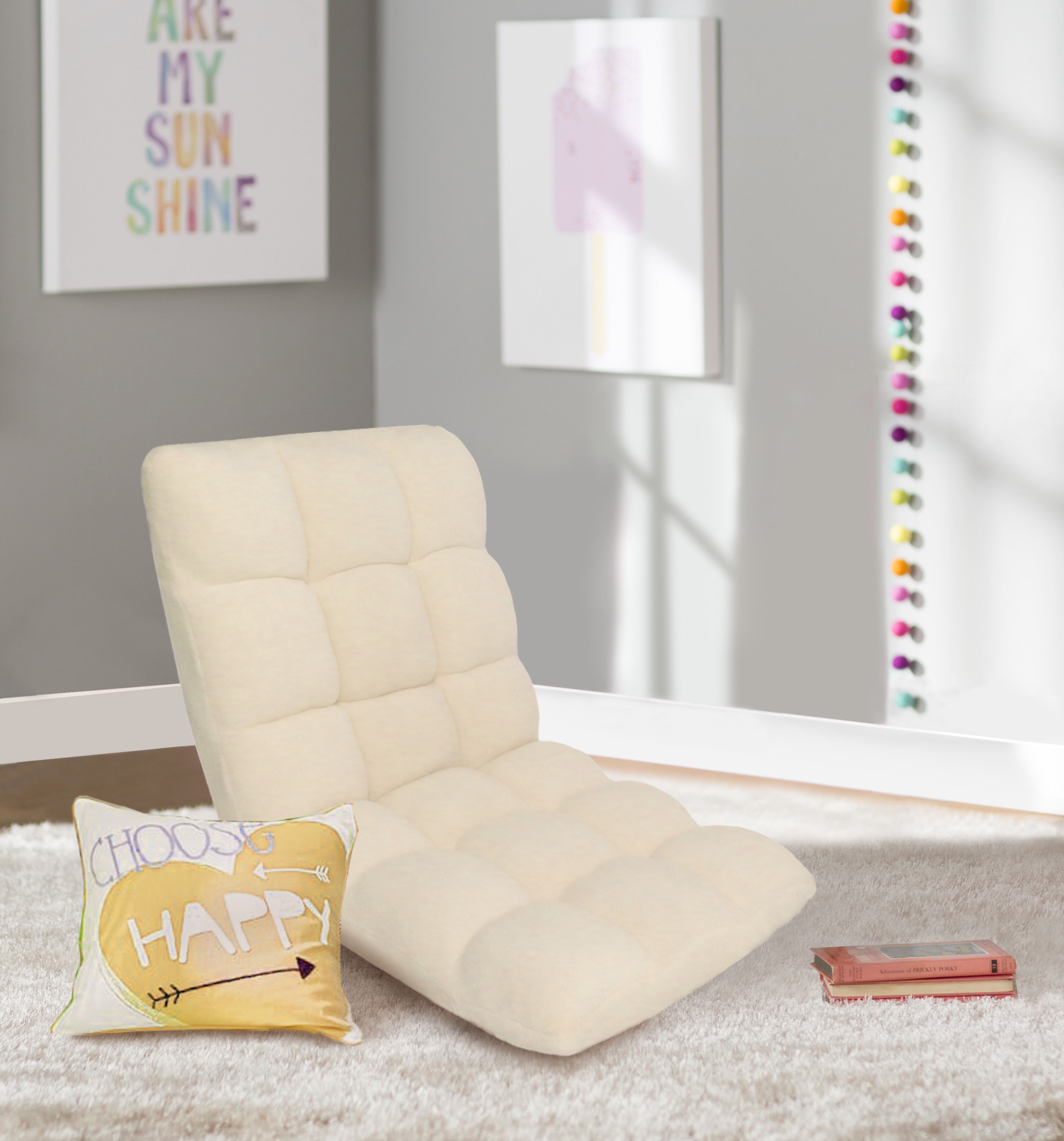 Chic Home Madigan Microfiber Modern Contemporary Armless Recliner Chair